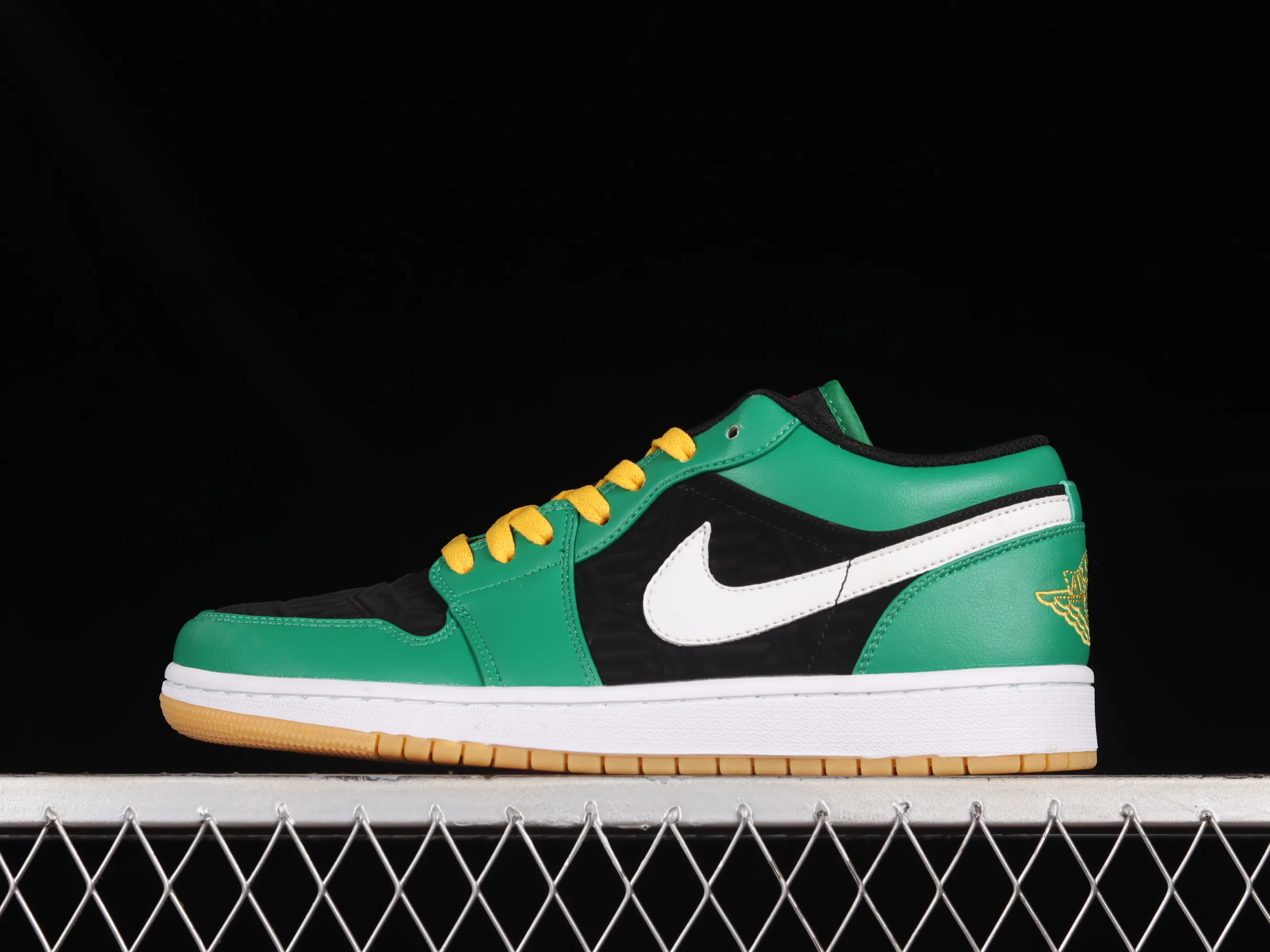 All categories Air Jordan Jordan series basketball shoes Air Jordan 1 Low Air Jordan 1 Low AJ1 Joe 1 black pattern green low-top basketball shoes DQ8422-300